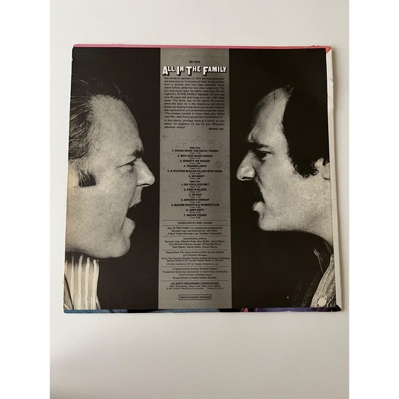 All In The Family LP 1971 Atlantic Records SD 7210 Orig Inner+Insert Booklet EX - Picture 2 of 10